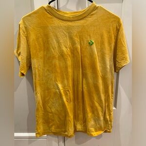 Yellow T-Shirt with Green Logo
